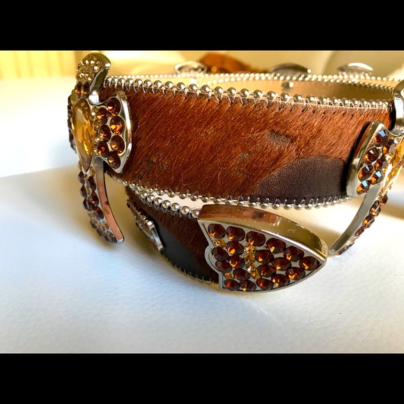 b.b.Simon belt with Swarovski crystals ,crosses.